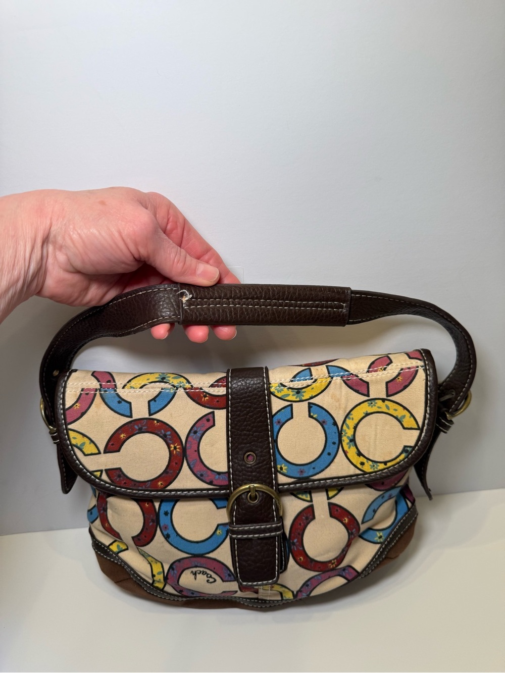 Vintage Coach Bag y2k 1990s - Picture 3 of 15